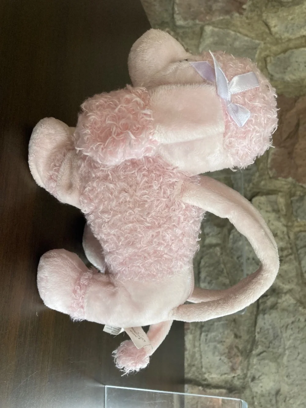 🐩 GANZ Plush Poodle Purse Pink